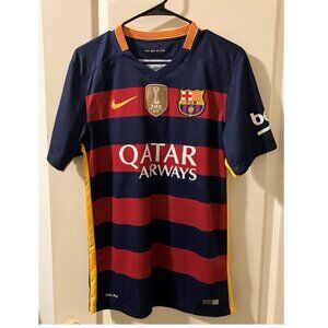 FCB Qatar Airways Authentic 2015 Nike Jersey Men's